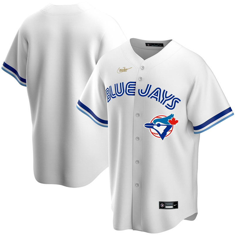 MLB Men Toronto Blue Jays Nike White Home Cooperstown Collection Team Jersey 